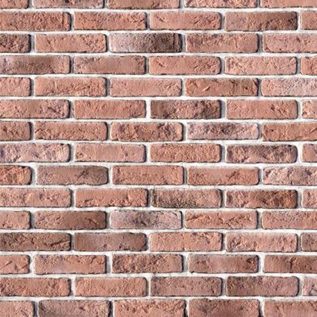 Плитка Эллин брик  (красно-серый) White Hills гипс 190*47мм