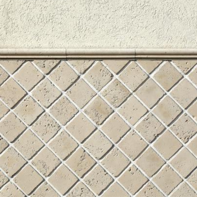 Плитка Тоскана А565-10+А565-11 (бежевый) White Hills гипс 100*100мм