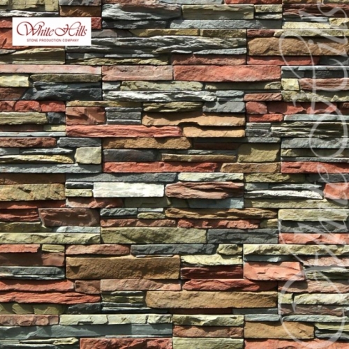 Плитка Кросс Фелл  (серо-коричневый) White Hills цемент 500*100/300*100/200*100мм