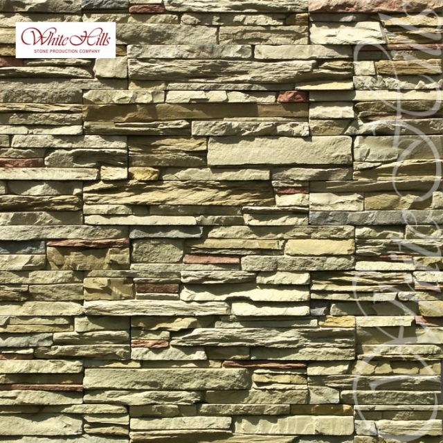 Плитка Кросс Фелл (темно-зеленый) White Hills цемент 500*100/300*100/200*100мм