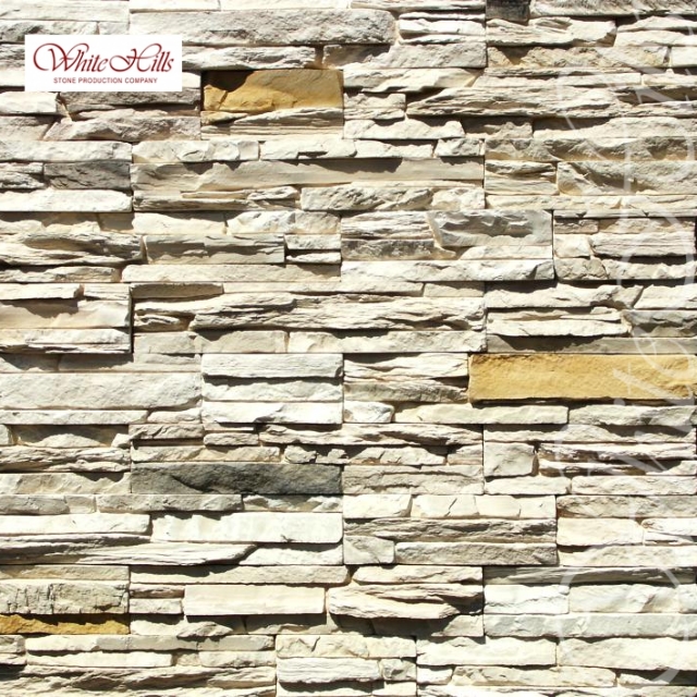 Плитка Кросс Фелл  (белый) White Hills цемент 500*100/300*100/200*100мм