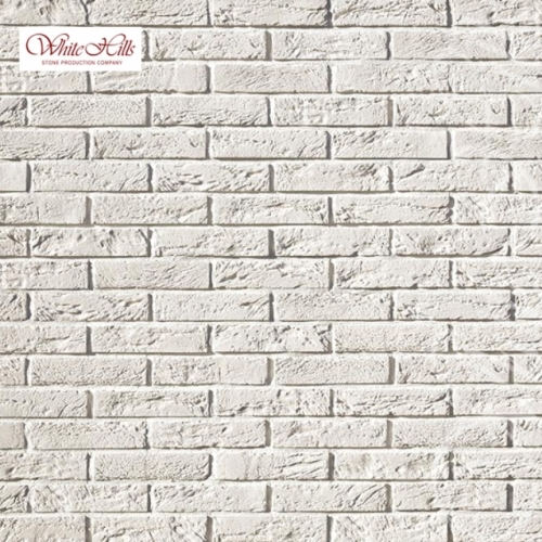 Плитка Дерри брик  (белый) White Hills цемент 198*48мм