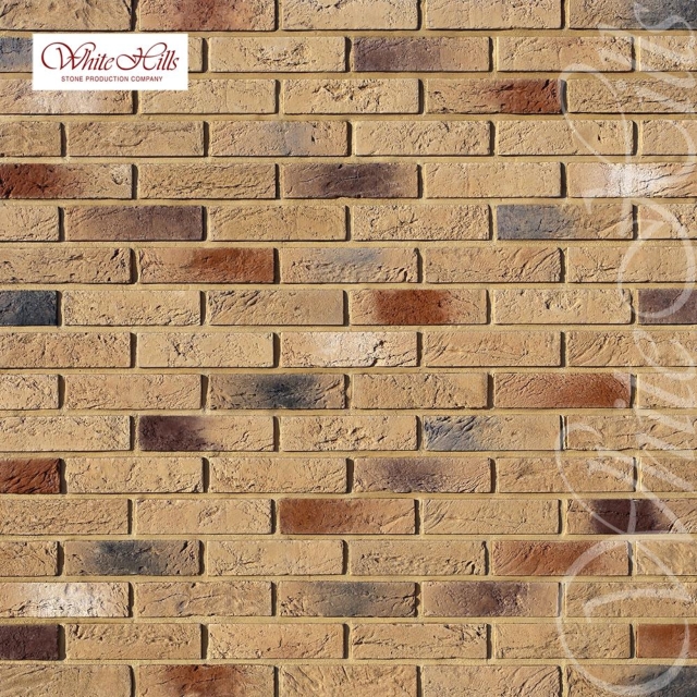 Плитка Дерри брик  (коричневый) White Hills цемент 198*48мм