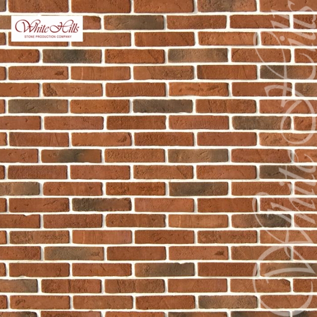 Плитка Йорк брик  (красный) White Hills цемент 190*47мм