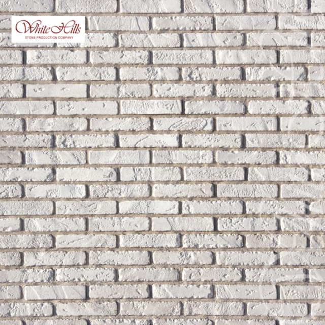 Плитка Йорк брик (белый) White Hills цемент 190*47мм