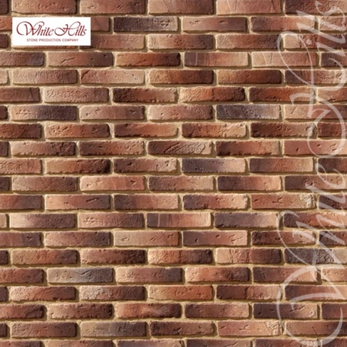 Плитка Йорк брик (темно-коричневый) White Hills цемент 190*47мм