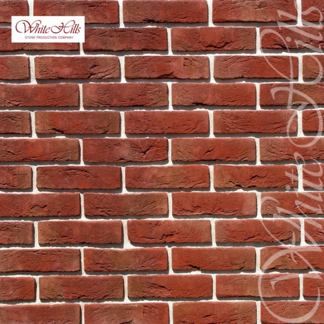 Плитка Лондон брик  (ярко-красный) White Hills цемент 235*65мм