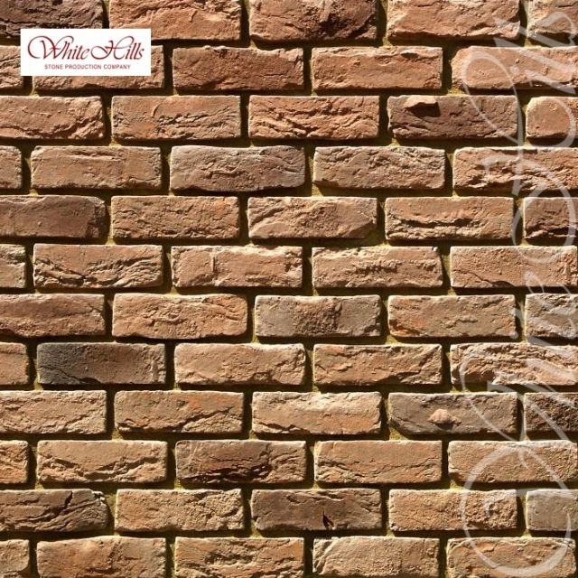 Плитка Бремен брик  (коричневый) White Hills цемент 200*65мм