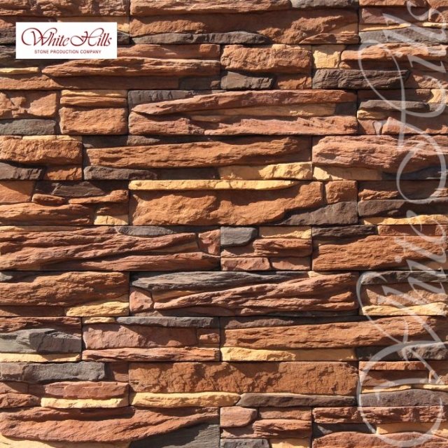 Плитка Уорд Хилл (коричневый) White Hills цемент 500*100/300*100/200*100мм