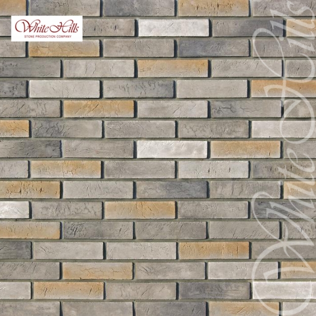 Плитка Терамо брик  (серый) White Hills цемент 220*55мм