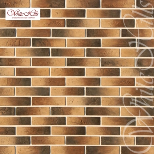 Плитка Терамо брик  (темно-коричневый) White Hills цемент 220*55мм