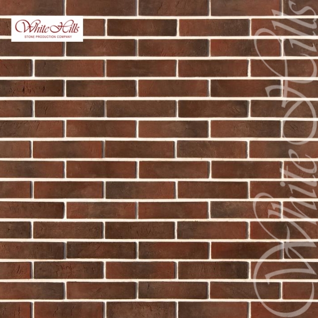 Плитка Терамо брик  (темно-коричневый) White Hills цемент 220*55мм