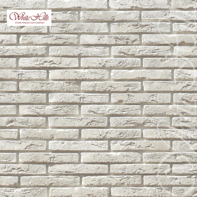 Плитка Остия брик  (белый) White Hills цемент 290*49мм