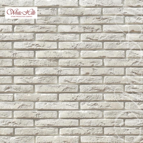 Плитка Остия брик  (белый) White Hills цемент 290*49мм