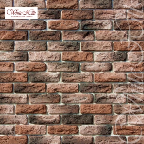 Плитка Брюгге брик (ярко-красный) White Hills цемент 210*65мм