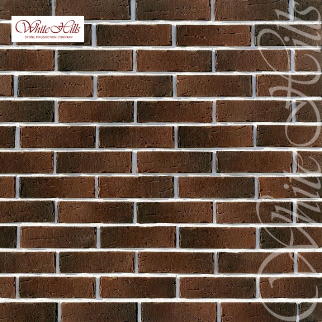 Плитка Сити брик (коричнево-серый) White Hills цемент 240*70мм