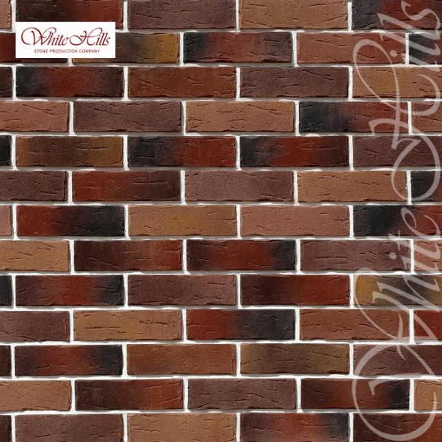 Плитка Сити брик (коричнево-медный) White Hills цемент 240*70мм