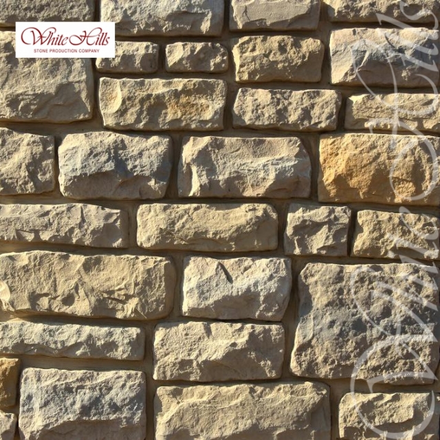 Плитка Данвеган  (песочный) White Hills цемент (100-580)*(60-150)мм