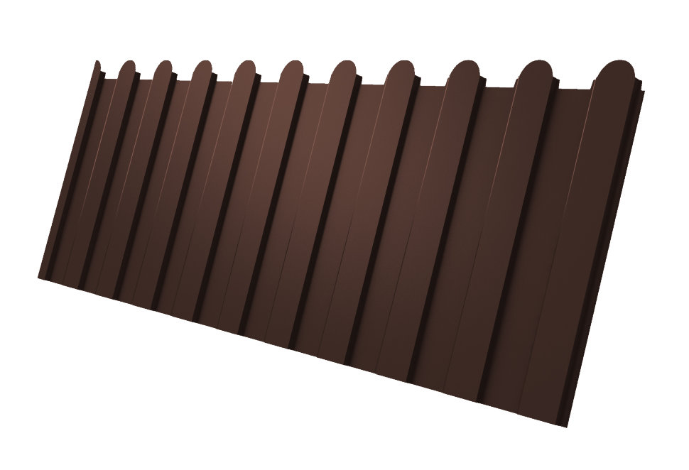 Профнастил С-8 Фигурный Grand Line Стальной бархат