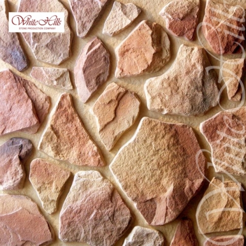 Плитка Рутланд  (коричневый) White Hills цемент (70-490)*(55-380)мм