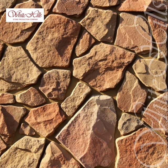 Плитка Рутланд 603-40 (коричнево-серый) White Hills цемент (70-490)*(55-380)мм