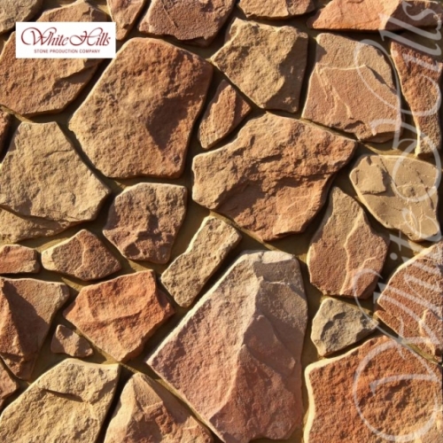 Плитка Рутланд 603-40 (коричнево-серый) White Hills цемент (70-490)*(55-380)мм