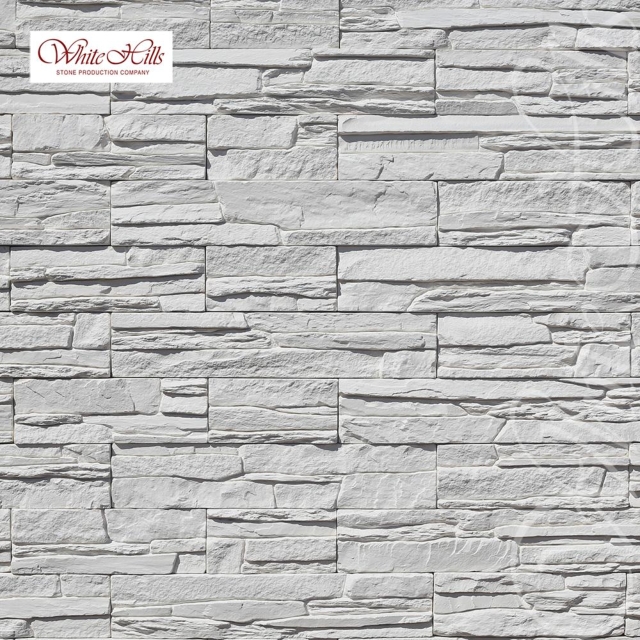 Плитка Норд Ридж 271-00 (белый) White Hills цемент 500*100/300*100/200*100мм