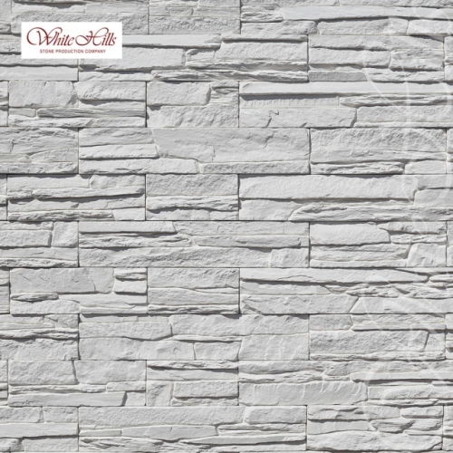 Плитка Норд Ридж 271-00 (белый) White Hills цемент 500*100/300*100/200*100мм