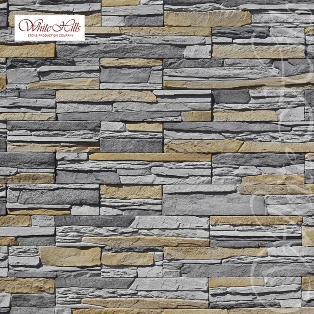 Плитка Норд Ридж  (серый) White Hills цемент 500*100/300*100/200*100мм