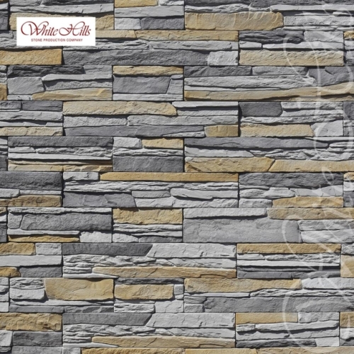 Плитка Норд Ридж  (серый) White Hills цемент 500*100/300*100/200*100мм