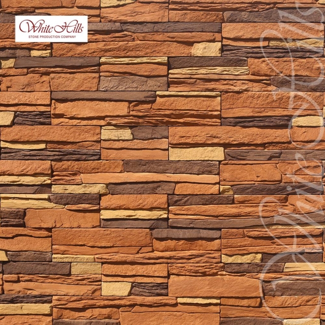 Плитка Норд Ридж 270-40 (коричневый) White Hills цемент 500*100/300*100/200*100мм