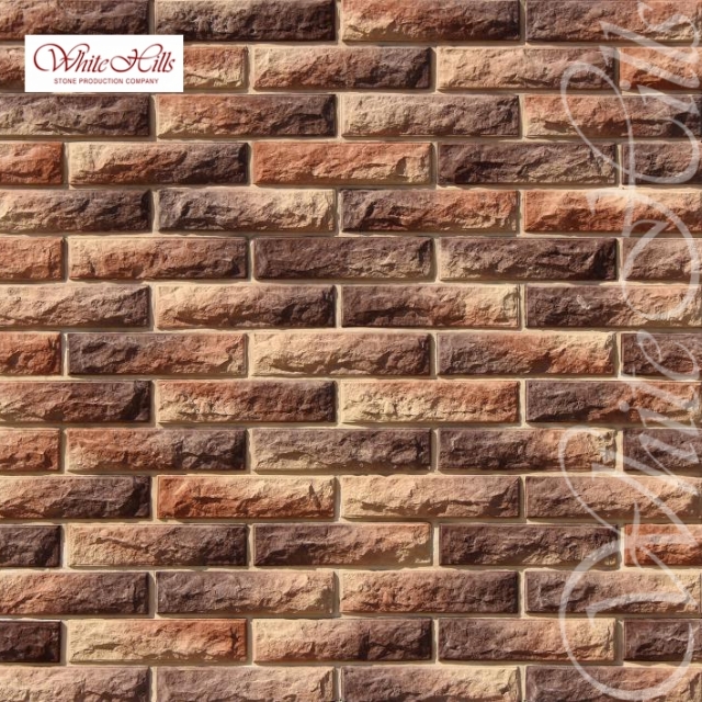 Плитка Тилл 455-40 (коричневый) White Hills цемент 250*62,5мм