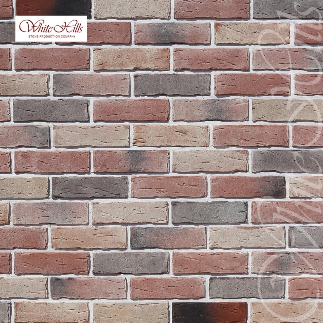 Плитка Сити брик 378-90 White Hills цемент 240*70мм