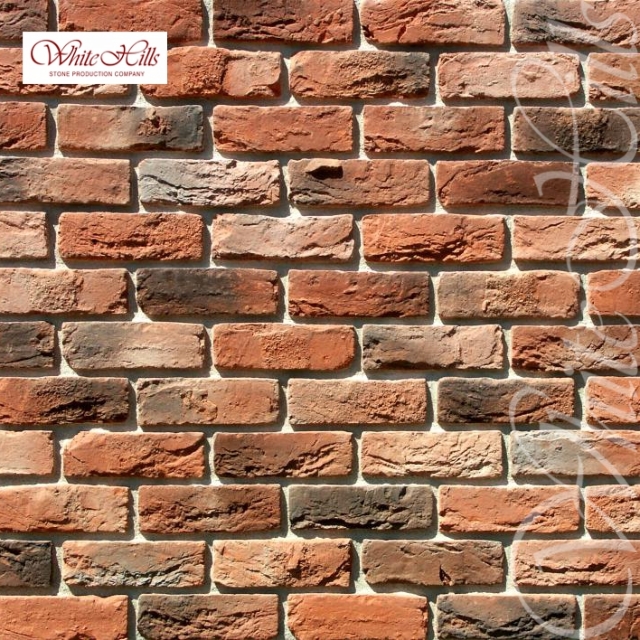 Плитка Бремен брик 306-50 (темно-оранжевый) White Hills цемент 200*65мм