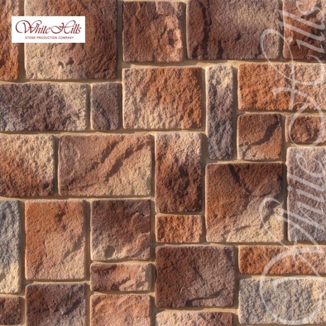 Плитка Девон 420-40 (коричневый) White Hills цемент (80-280)*(80-280)мм