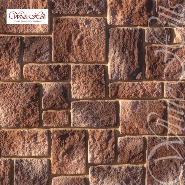 Плитка Девон 421-40 (коричнево-медный) White Hills цемент (80-280)*(80-280)мм