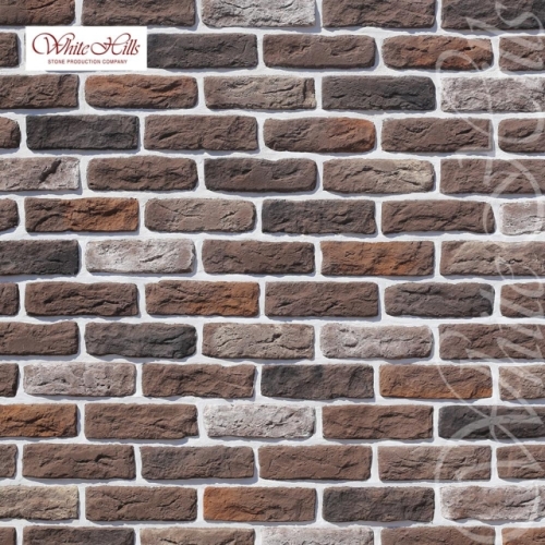 Плитка Брюгге брик 319-60 (кофейный) White Hills цемент 210*65мм