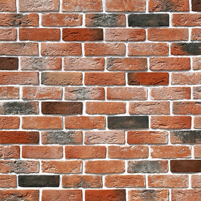 Плитка Кельн брик  (темно-оранжевый) White Hills цемент 210*65мм