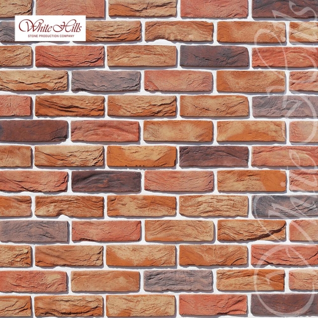 Плитка Торн брик  (медный) White Hills цемент 212*65мм