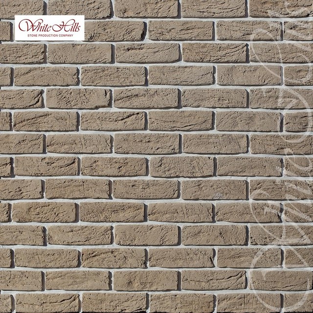 Плитка Линц Брик 366-10 (молочный) White Hills цемент 214*66мм