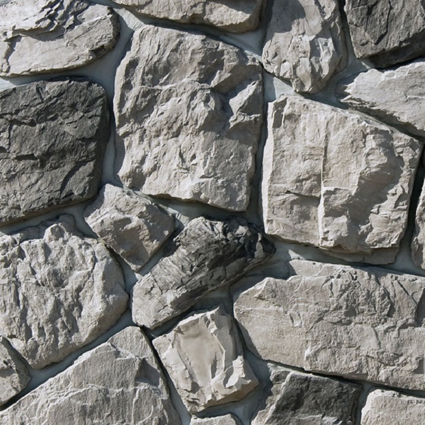 Плитка Рока 610-80 (серый) White Hills цемент (45-550)*(105-300)мм