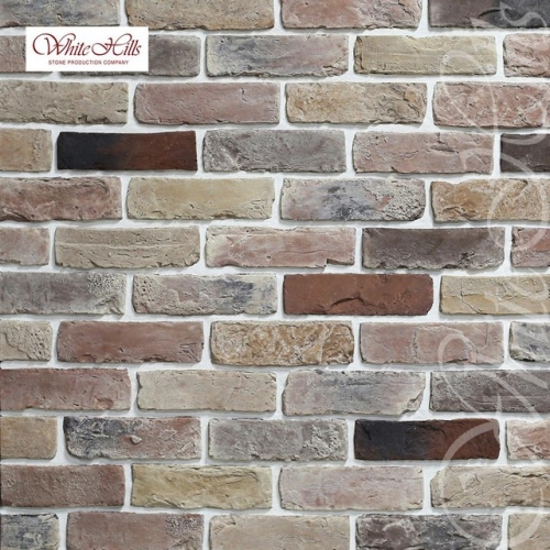 Плитка Рейн брик 348-90 White Hills цемент (240-268)*(65-78)мм