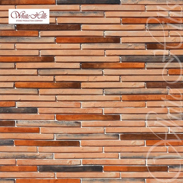 Плитка Реген брик  (темно-оранжевый) White Hills цемент (505-515)*40мм