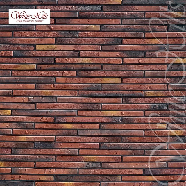Плитка Реген брик 693-70 (коричнево-медный) White Hills цемент (505-515)*40мм