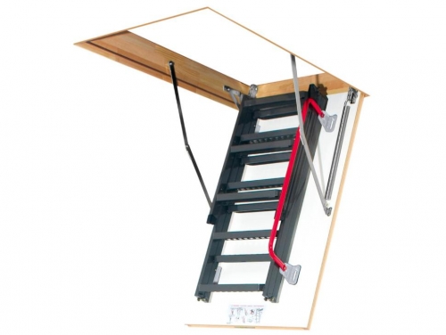 Лестница складная металлическая FAKRO 70х120 LMK-280 