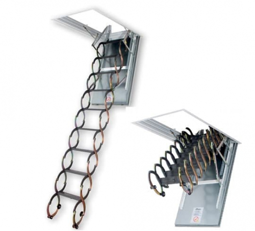 Лестница ножничная металлическая 50*70 LSF-300