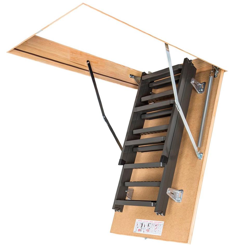 Лестница складная металлическая LMS 70*120/280