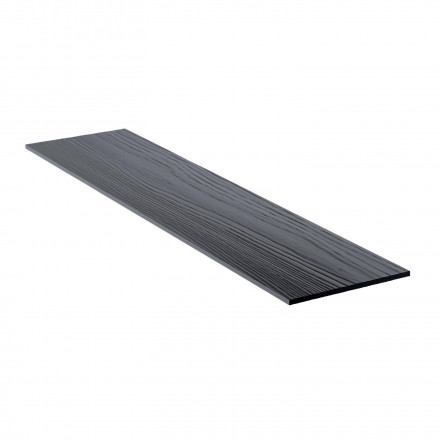 ФИБРОСТАР Фиброцементный сайдинг 190х3000х8мм Wood Графитовый серый