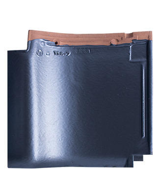 Керамическая черепица Марусо Самурай TS-Roof серебристо-черный