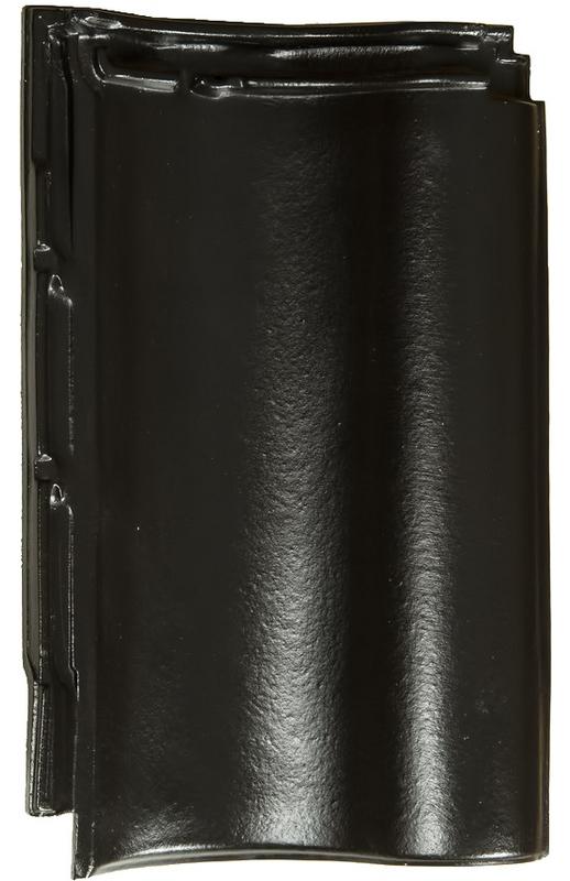 Керамическая черепица ABC TG 10 алмазно черный ангоб